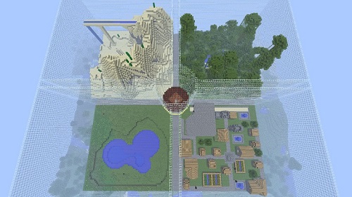 Four Season PVP Minecraft server Island PVP and SkyBlock